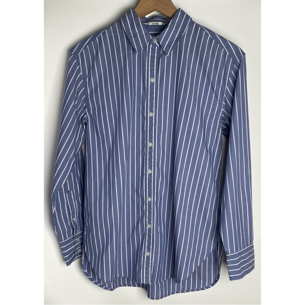 Abercrombie Oversized Striped Button Down Shirt